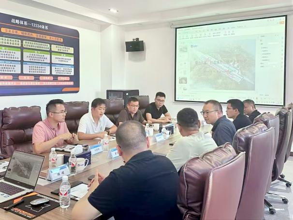 云南農(nóng)墾糖業(yè)及牧甜科技公司蒞臨蒲縹公鐵聯(lián)運物流園考察交流